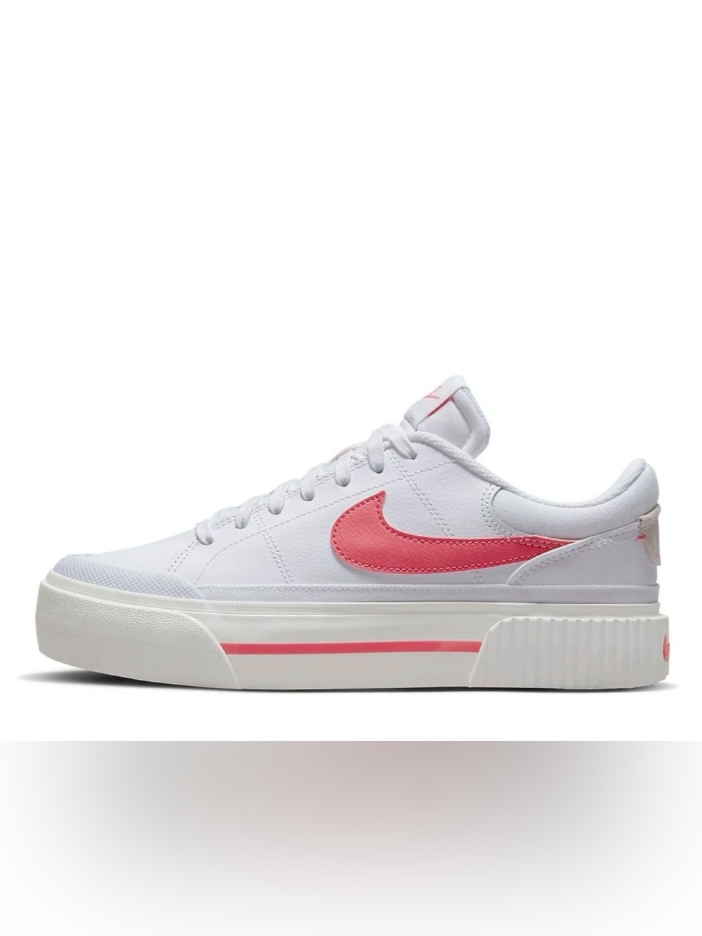 Nike Court Legacy Lift 'White Sea Coral Women's Sneakers Size 10.5